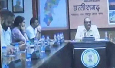 रेत खदानों की ई-नीलामी से आबंटन की स्थिति जाना मुख्य सचिव ने