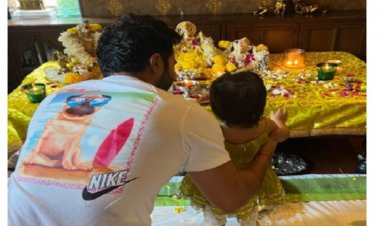 मां लक्ष्मी को अपने 'घर की लक्ष्मी' के साथ मनाते दिखे वरुण धवन, दिखाई बेटी की प्यारी झलक