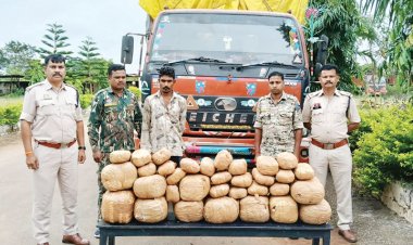 ट्रक से 73 किलो गांजा जब्त, एक तस्कर गिरफ्तार