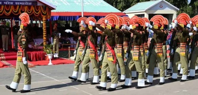 हजारीबाग में BSF जवानों की पासिंग आउट परेड, 345 जवानों ने ली शपथ