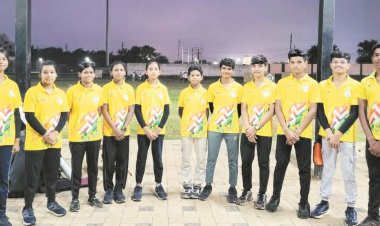 नेशनल स्पोर्ट्स मीट में एकलव्य विद्यालय के खिलाड़ियों ने 11 पदक जीते