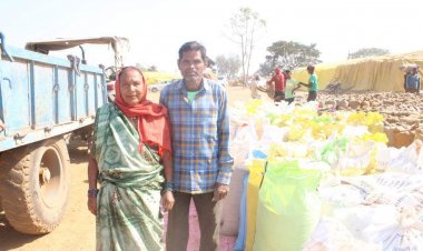 समर्थन मूल्य पर धान खरीदी जारी