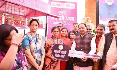 मुख्यमंत्री श्री विष्णु देव साय ने लक्ष्मी सखी मिलेट कार्ट का किया शुभारंभ.